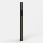 Textured Moss Green iPhone 11 Hoesje – (Achterkant/rechts)