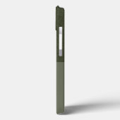 Textured Moss Green iPhone 13 Hoesje – (Achterkant / Links)