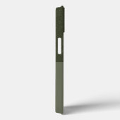 Textured Moss Green iPhone 13 Hoesje – (Achterkant / Rechts)