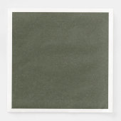 Textured Moss Green Party servet (Voorkant)