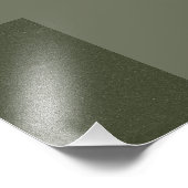 Textured Moss Green Poster Sjabloon – (Hoek)