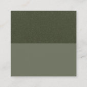 Textured Moss Green Split Referral Kaart - Aangepa (Voorkant)