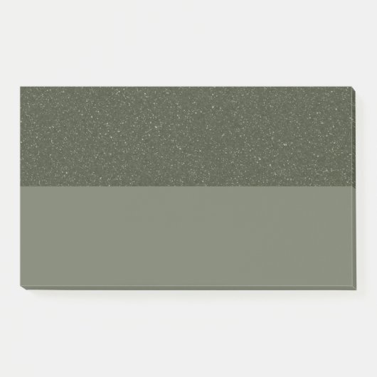 Textured Moss Green Sticky Post-It Notes (Aangepas (Voorkant)
