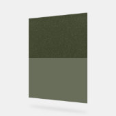 Textured Moss Green Top Acrylic Sign – Aanpassen Acryl Bord (Hoek)