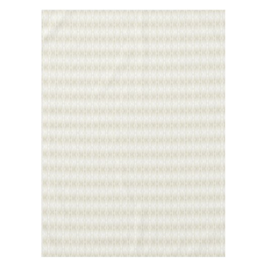 Textured noble light beige and white tafelkleed (Voorkant)