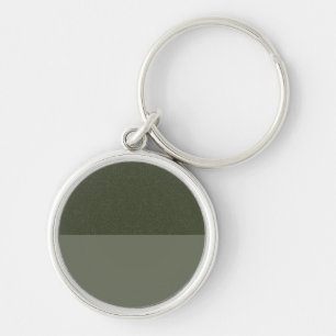 Textured Over Smooth Moss Green Sleutelhanger (Aan