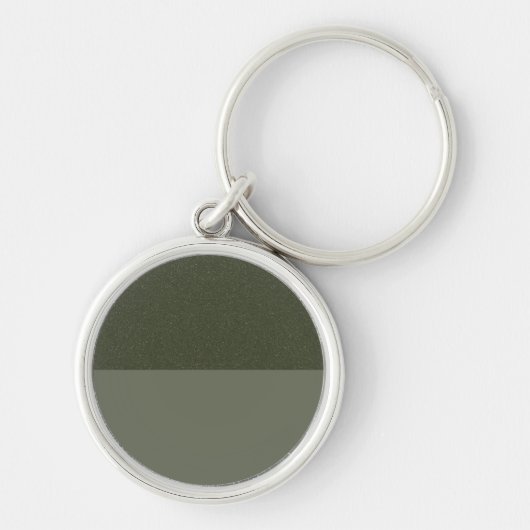 Textured Over Smooth Moss Green Sleutelhanger (Aan (Voorkant)