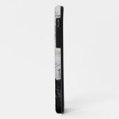 Textured Parijs in Lavendel iPhone 5 ID Hoesje (Achterkant/links)