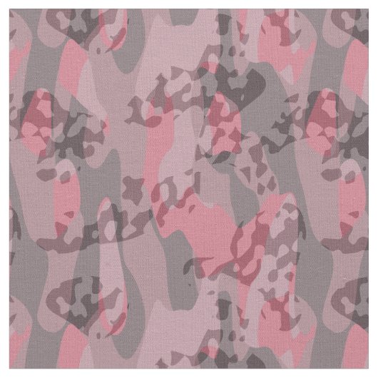 textured pink and mauve Camo abstract Stof (Close Up)