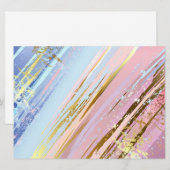 Textured Pink Background Kaart (Voorkant / Achterkant)