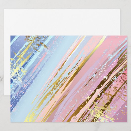 Textured Pink Background Kaart (Voorkant / Achterkant)