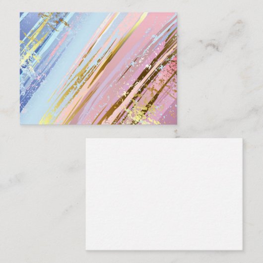 Textured Pink Background Visitekaartje (Voorkant / Achterkant)