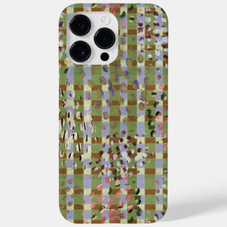 Textured Pointillism Grid Pattern Artwork Case-Mate iPhone 14 Pro Max Hoesje