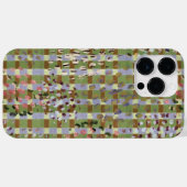 Textured Pointillism Grid Pattern Artwork Case-Mate iPhone Case (Achterkant (horizontaal))