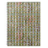 Textured Pointillism Grid Pattern Artwork Notitieboek (Voorkant)