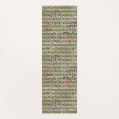 Textured Pointillism Grid Pattern Artwork Yogamat (Voorkant)