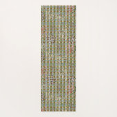Textured Pointillism Grid Pattern Artwork Yogamat (Achterkant)