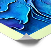 Textured Rainbow Swirl Art Poster (Hoek)