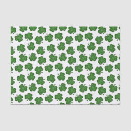 Textured Shamrocks Weefpapier Tissuepapier
