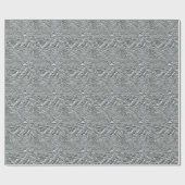 TEXTURED SILVER FOIL46 FOLIE CRINKELED SHINY BACKG CADEAUPAPIER (Vlak)