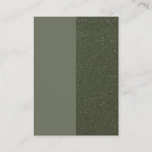 Textured Split Moss Green Promo Kaart – Aanpassen Kortingskaartje