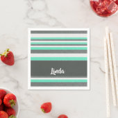 Textured stripes pattern servet (Insitu)