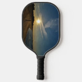 Textured Sunset door Shirley Taylor Pickleball Paddle (Achterkant)