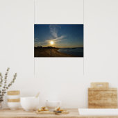 Textured Sunset door Shirley Taylor Poster (Keuken)