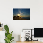 Textured Sunset door Shirley Taylor Poster (Thuiskantoor)