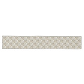 Textured Table Runner in neutraal geometrisch ontw Lange Tafelloper (Horizontaal)