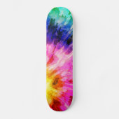 Textured Tie Dye Persoonlijk Skateboard (Voorkant)