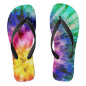 Textured Tie Dye Teenslippers (Voetbed)