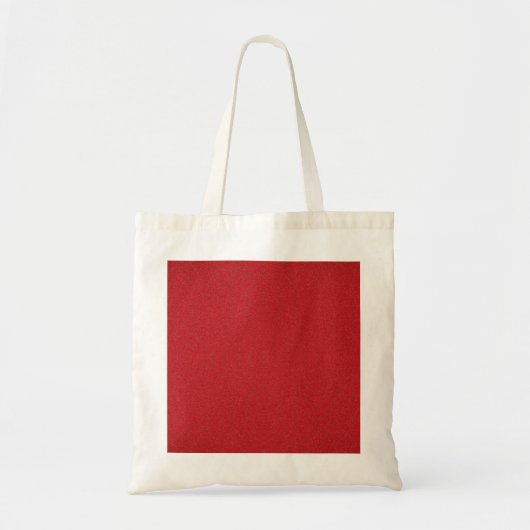 Textured Tomato Red Canvas Canvas tas –  (Voorkant)