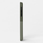 Textured Top Moss Green iPhone 11 Hoesje – Aanpass (Achterkant/links)