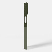 Textured Top Moss Green iPhone 14 Hoesje – Aanpass (Achterkant / Rechts)