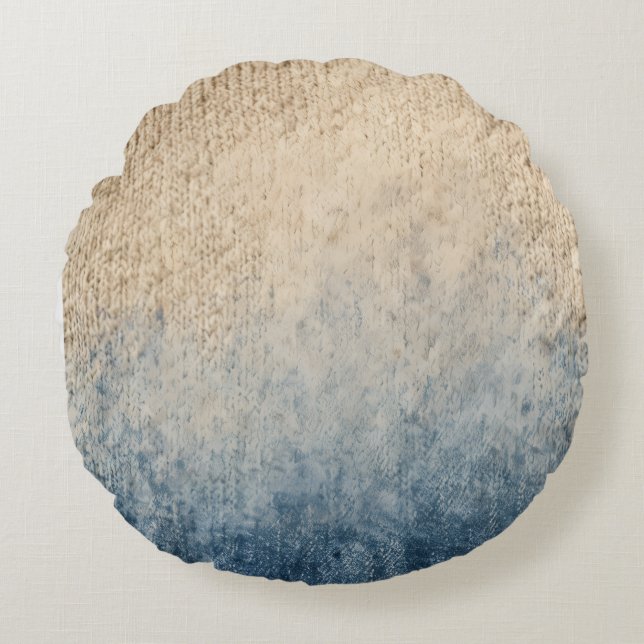 Textured Transition Rond Kussen (Voorkant)