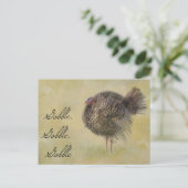 Textured Turkey Briefkaart (Staand voorkant)