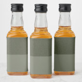 Textured Two-Tone Bottle Label –  Likeurfles Etiket (Flessen)