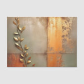 Textured Versleten Metaal in Koper Tissuepapier (Voorkant)