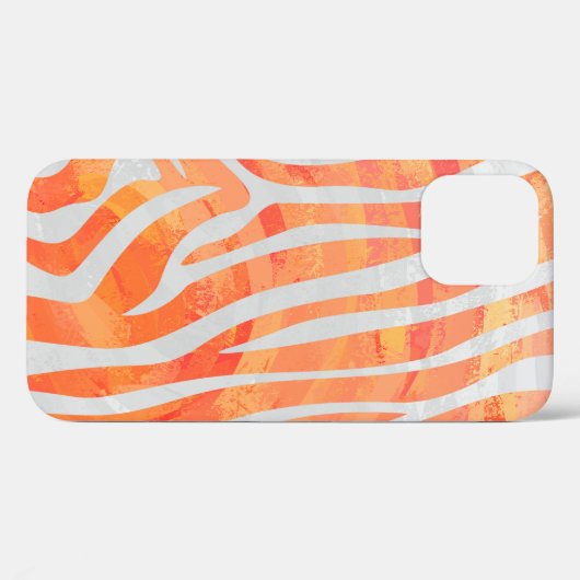 Textured Zebra Pattern Case-Mate iPhone Case (Achterkant (horizontaal))