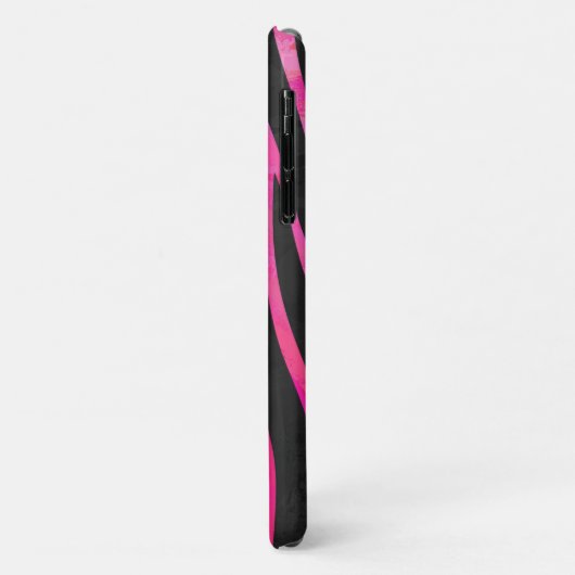 Textured Zebra Pattern Case-Mate iPhone Case (Achterkant/links)