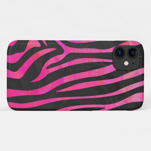 Textured Zebra Pattern Case-Mate iPhone Case (Achterkant (horizontaal))