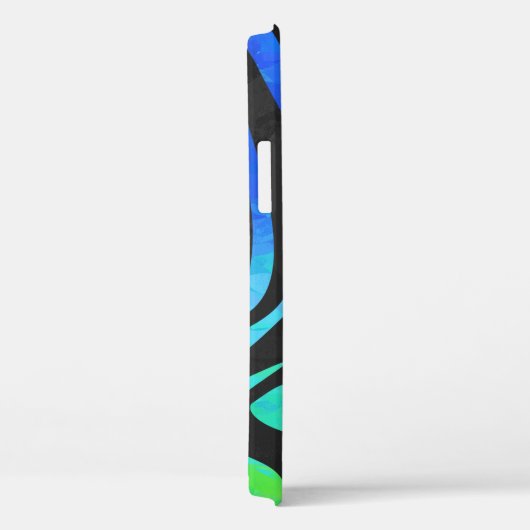 Textured Zebra Pattern Case-Mate iPhone Case (Achterkant / Rechts)