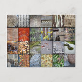 Texturen van Japan Briefkaart (Voorkant)