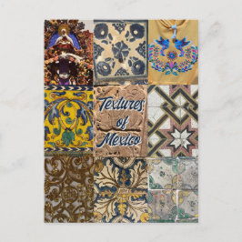 Textures of Mexico City Travel Briefkaart