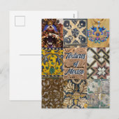 Textures of Mexico City Travel Briefkaart (Voorkant / Achterkant)