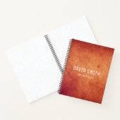 Textures Persoonlijk Schetsboek Naam Notitieboek (Binnen)