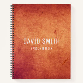 Textures Persoonlijk Schetsboek Naam Notitieboek