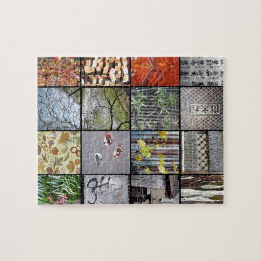 Textures van Japan Legpuzzel (Horizontaal)