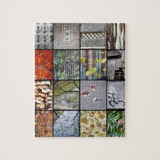 Textures van Japan Legpuzzel (Verticaal)